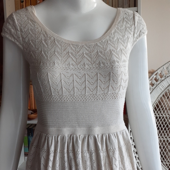 American eagle outfitters knitted white dress P88 - Picture 2 of 13